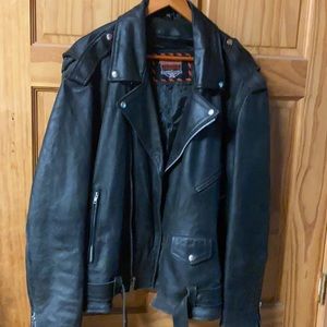 Motorcycle Genuine Leather Jacket